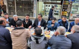 RAMANLI ESNAFLA KAHVALTI YAPTI
