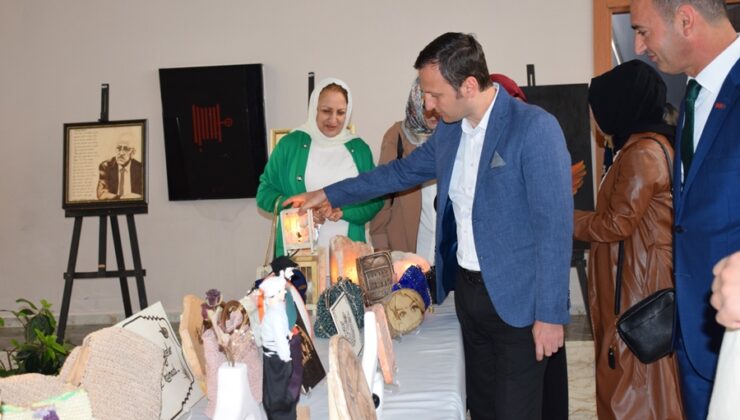 El Sanatları Sergisi Açıldı