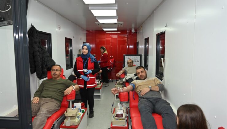 Vatandaşlardan Kan Bağışı Kampanyasına Destek