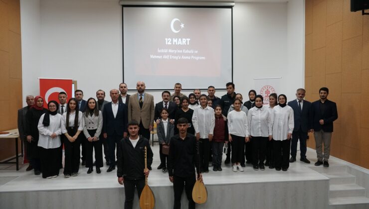 İstiklal Marşı’nın Kabulü ve Mehmet Akif Ersoy’u Anma Töreni Düzenlendi