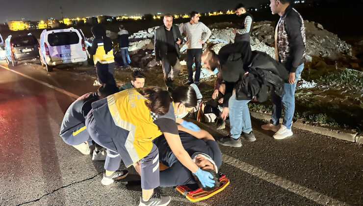 MOTOSİKLET KAZASI: 4 YARALI