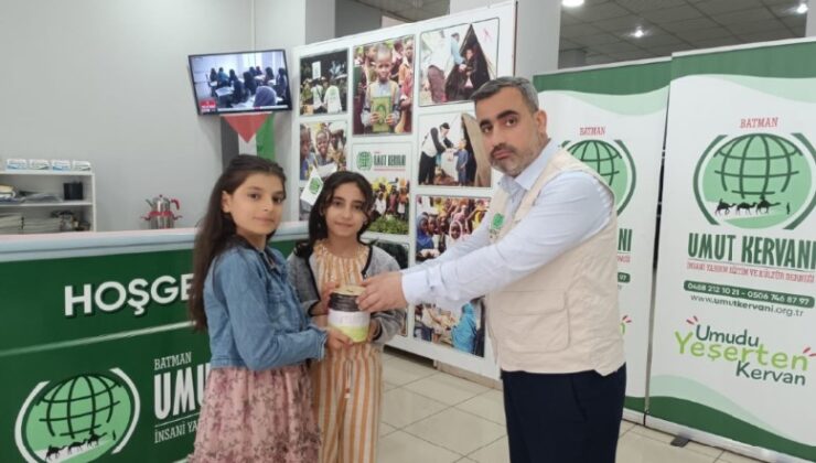 HARÇLIKLARINI GAZZE’YE BAĞIŞLADILAR