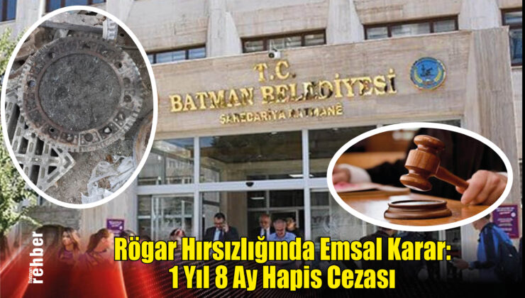 RÖGAR HIRSIZLIĞINA EMSAL KARAR