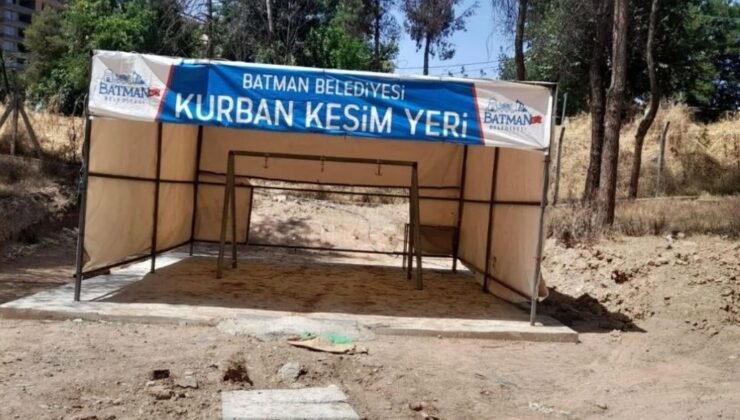 BELEDİYE KURBAN KESİM YERLERİNİ BELİRLEDİ