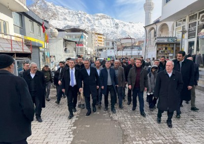 AK PARTİ HEYETİNDEN İLÇELERE ZİYARET
