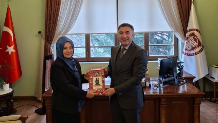  REKTÖR DEMİR’DEN YÖK ÜYESİ BAŞ’A ZİYARET