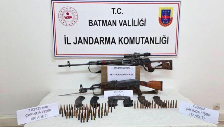 KAÇAK SİLAH VE MÜHİMMAT ELE GEÇİRİLDİ!