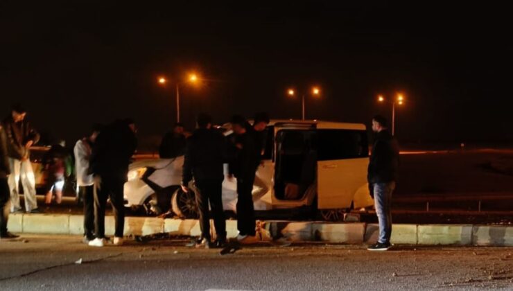 ÇEVRE YOLUNDA KORKUTAN KAZA