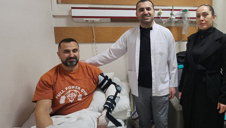 200 KİLO TENDONUNU KOPARDI, DOKTORLAR ONARDI